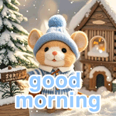 good morning winter gif