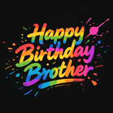 Happy birthday brother gif