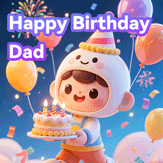 Happy birthday dad gif