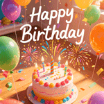 Happy birthday friend gif