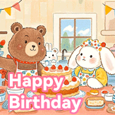 Happy birthday gif cute